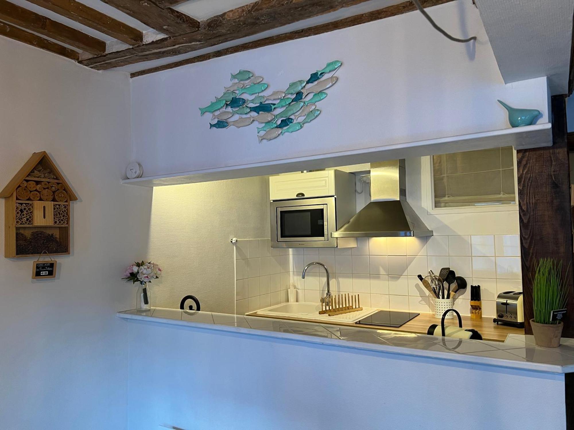 Une Pause Chez Julien, Appartement Lumineux Et Idealement Situe! Honfleur Kültér fotó